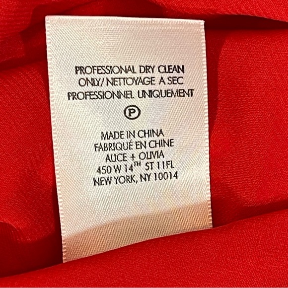 Alice + Olivia Bright Poppy Peasant Blouse - Picture 7 of 9